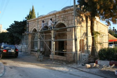 Bilal-i Habeş Mescidi'nde restorasyon çalışmaları