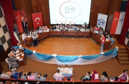 Bilgi evi öğrencileri yarıştı