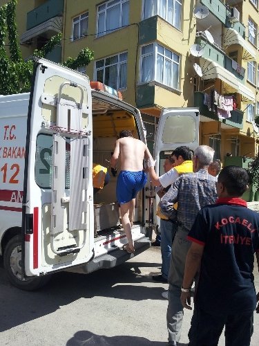 Bir anda alev alan televizyon yangına sebep oldu