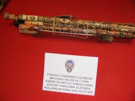 Bir aylık uygulamada 80 adet sopa, kılıç ve kama ele geçirildi