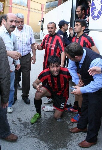 Birinci Amatör Küme final müsabakasında olaylar çıktı