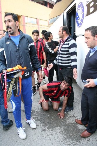 Birinci Amatör Küme final müsabakasında olaylar çıktı