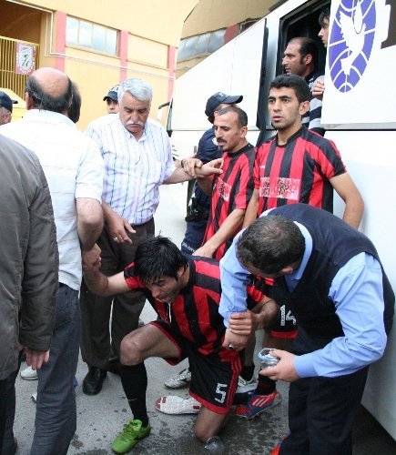 Birinci Amatör Küme final müsabakasında olaylar çıktı