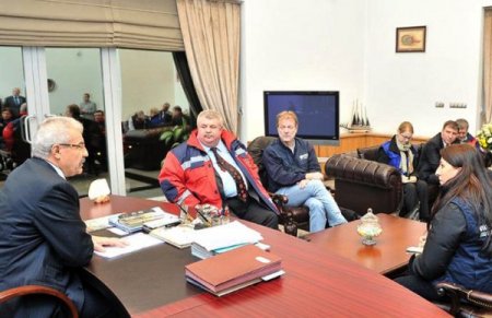 Birleşmiş Milletler heyeti, çadır kentte incelemelerde bulundu