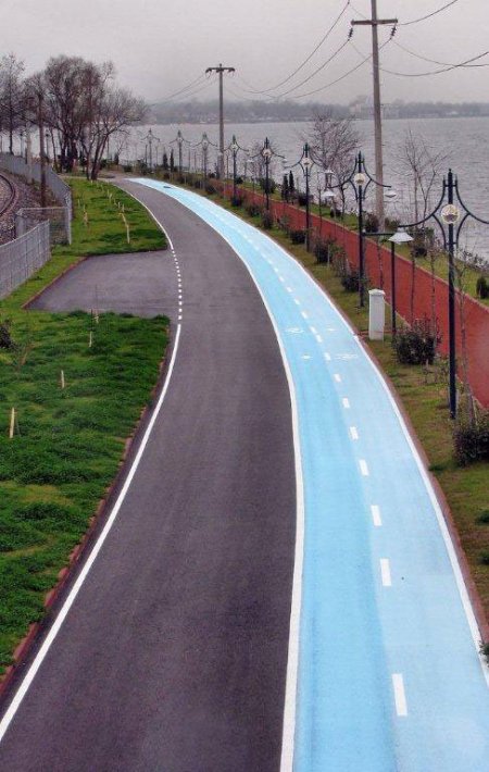 Bisiklet yoluna büyük teşvik