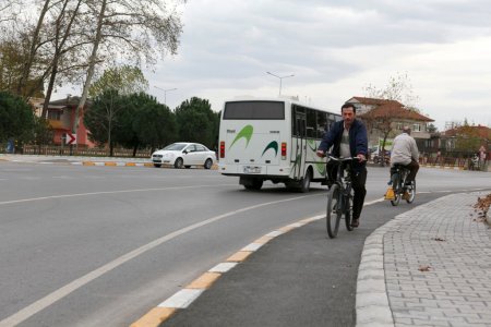 Bisiklet yoluna büyük teşvik