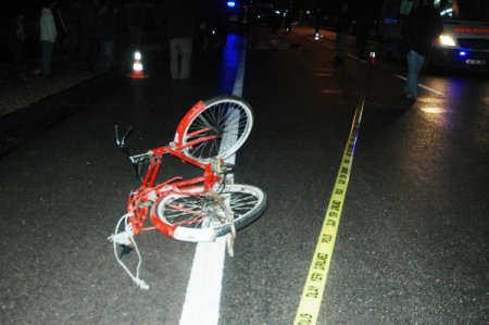 Bisikleti İle İşten Dönerken Kazada Öldü