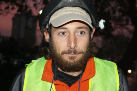 Bisikletle dünya turundaki Fransız mühendis Bursa'ya geldi