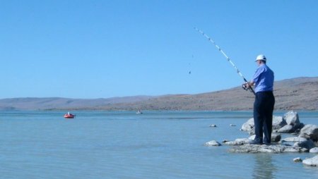 Bitlisli haftanın yorgunluğunu Nazik Gölü'nde atıyor