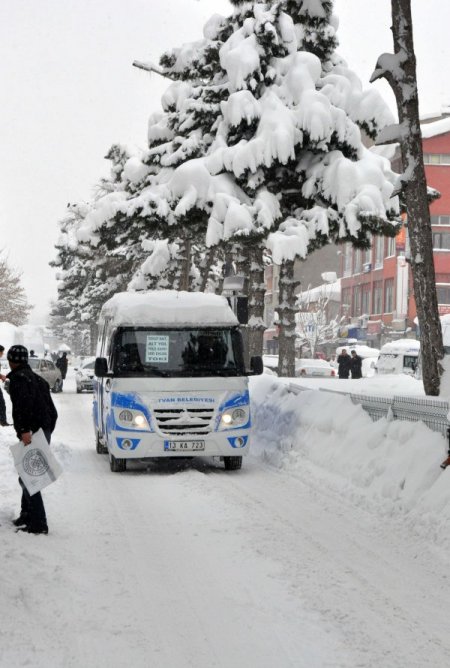 Bitlis'te kar yağışı 7 gün sonra durdu