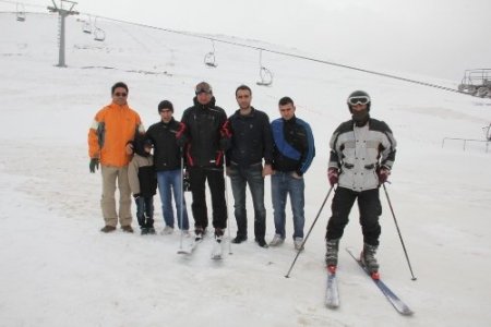 Bitlis’te kayak sezonu devam ediyor