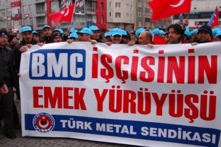 BMC işçileri Uşak’a geldi