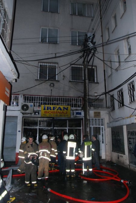 Bobinaj atölyesinde tüp patladı: 1 itfaiye eri yaralandı