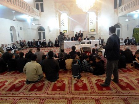 Bölgede barışı için 3 dilde mevlit okundu