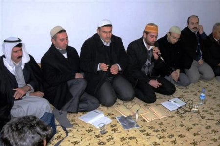 Bölgede barışı için 3 dilde mevlit okundu