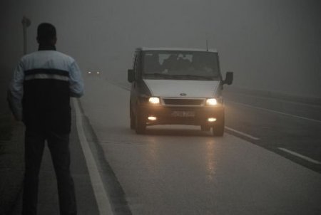 Bolu Dağı Kesiminde Sis Etkili Oluyor