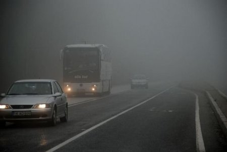 Bolu Dağı Kesiminde Sis Etkili Oluyor