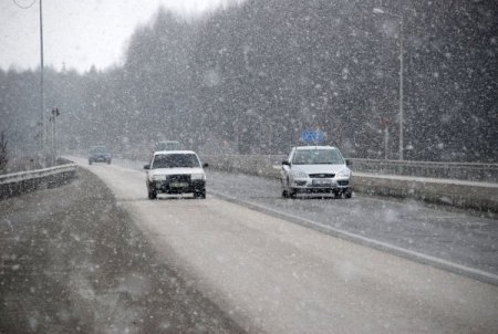 Bolu Dağı'nda Kar Yağışı Başladı