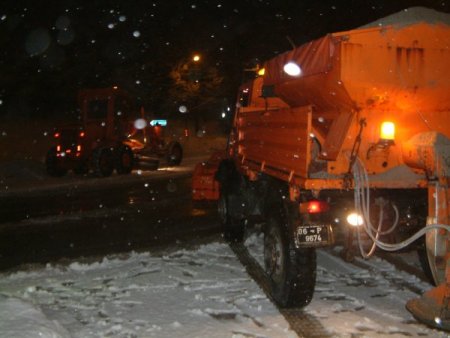 Bolu Dağı'nda Kar Yağışı Etkili Oluyor