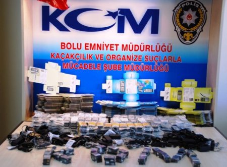 Bolu'da 15 bin paket kaçak sigara ele geçirildi
