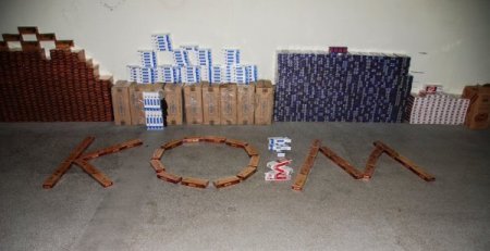 Bolu'da 20 bin paket kaçak sigara ele geçirildi