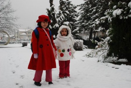 Bolu'da Kar Yağışı Kent Merkezini Beyaza Bürüdü