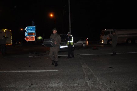 Bolu'da trafik kazası: 1 ölü, 2 yaralı