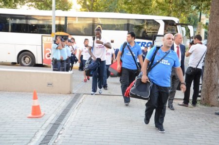 Bordo mavili ekip Gaziantep’e geldi