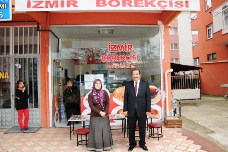 Börek ustası işsiz çift kaymakamlık sayesinde iş veren oldu