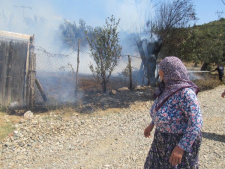 Boş Arsada Yangın Çıktı
