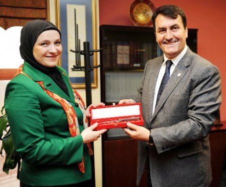 Bosna Hersek heyeti Dündar’ı ziyaret etti