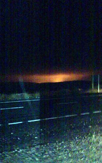 BOTAŞ boru hattından yangın çıktı