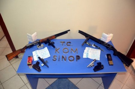 Boyabat'ta silah kaçakçılığı operasyonu: 1 gözaltı