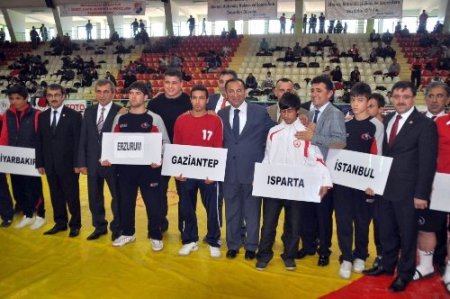 Bozdağ, Türkiye Yıldızlar Grekoromen Güreş Şampiyonasını izledi