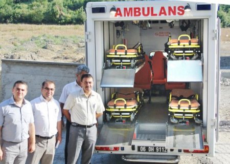Bu ambulans, aynı anda 4 kişi taşıyabilecek