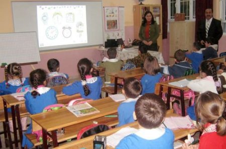 Bu Okulda Her Sınıf Son Teknoloji İle Donatıldı