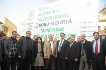 Bu Pazar yerinde tüm müşteriler sigortalı