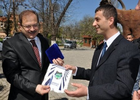 Bulgar polisinden Edirneli meslektaşlarına dostluk ziyareti