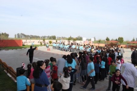 Burç Ceyhan Koleji'nde deprem tatbikatı