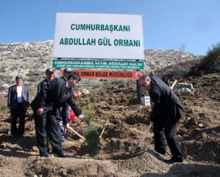Burdur'da Cumhurbaşkanı Abdullah Gül Ormanı Oluşturuldu