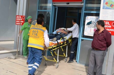 Burdur’da trafik kazası: 2 yaralı