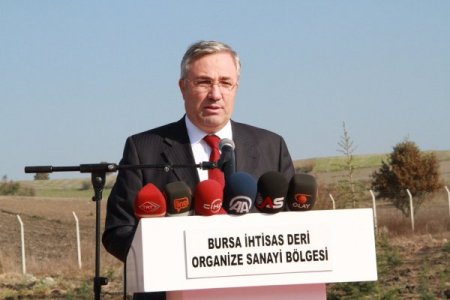 Bursa İhtisas Deri Organize Sanayi Bölgesi'ne 3 bin fidan dikildi