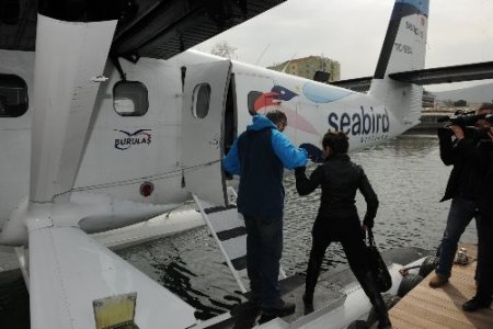 Bursa-İstanbul arası deniz uçağı yolcu seferleri başladı