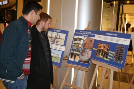 Bursa Orhangazi Üniversitesi, sergiyle depreme dikkat çekiyor