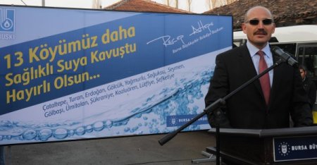 Bursa'da 13 köy içme suyuna kavuştu