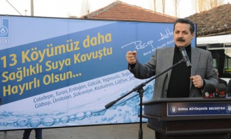 Bursa'da 13 köy içme suyuna kavuştu