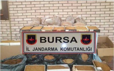 Bursa'da kaçak sigara operasyonu