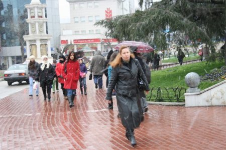 Bursa'da Kar Yağışı