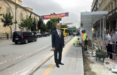 Bursa'da tramvay hattı eylül ayında seferlere başlayacak