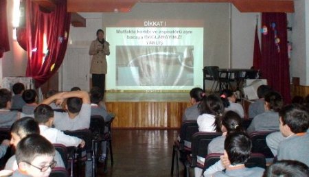 Bursagaz öğrencileri doğalgaz konusunda bilinçlendiriyor